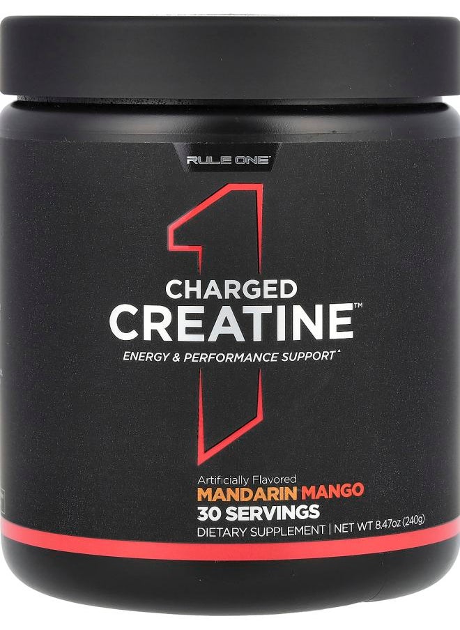 Rule One Proteins - Charged Creatine Mandarin Mango 8.47 oz (240 g) - Image 1
