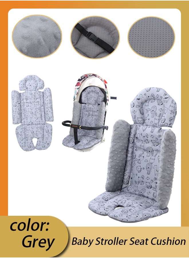 Vinnatsu - Baby Stroller Cushion Pad,Stroller Liner Insert, Soft Support Cushion, Non-slip Cushion，Fully Enclosed Design，Universal Cushion for Prams/Child Seats/Baby Dining Chairs,Baby Car Seat Cushion,Non-Slip Bottom - Image 1