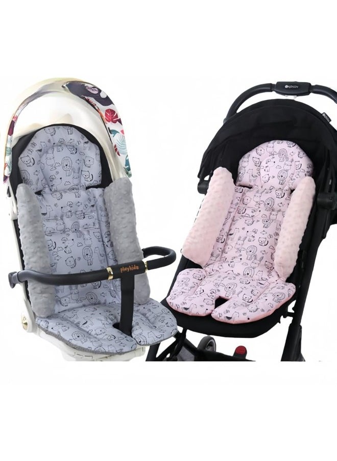 Vinnatsu - Baby Stroller Cushion Pad,Stroller Liner Insert, Soft Support Cushion, Non-slip Cushion，Fully Enclosed Design，Universal Cushion for Prams/Child Seats/Baby Dining Chairs,Baby Car Seat Cushion,Non-Slip Bottom - Image 1