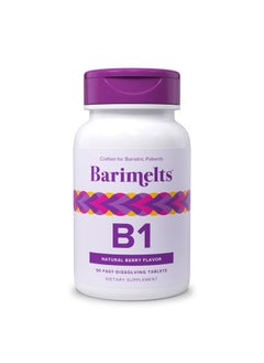 BariMelts Barimelts Vitamin B1-90 Fast-Dissolving Tablets (3-Month Supply) - Sugar-Free Bariatric Vitamins for Women, Natural Berry Flavor​  - Image 1