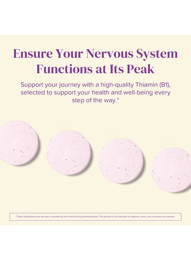 Barimelts Vitamin B1-90 Fast-Dissolving Tablets (3-Month Supply) - Sugar-Free Bariatric Vitamins for Women, Natural Berry Flavor​ - Image 5