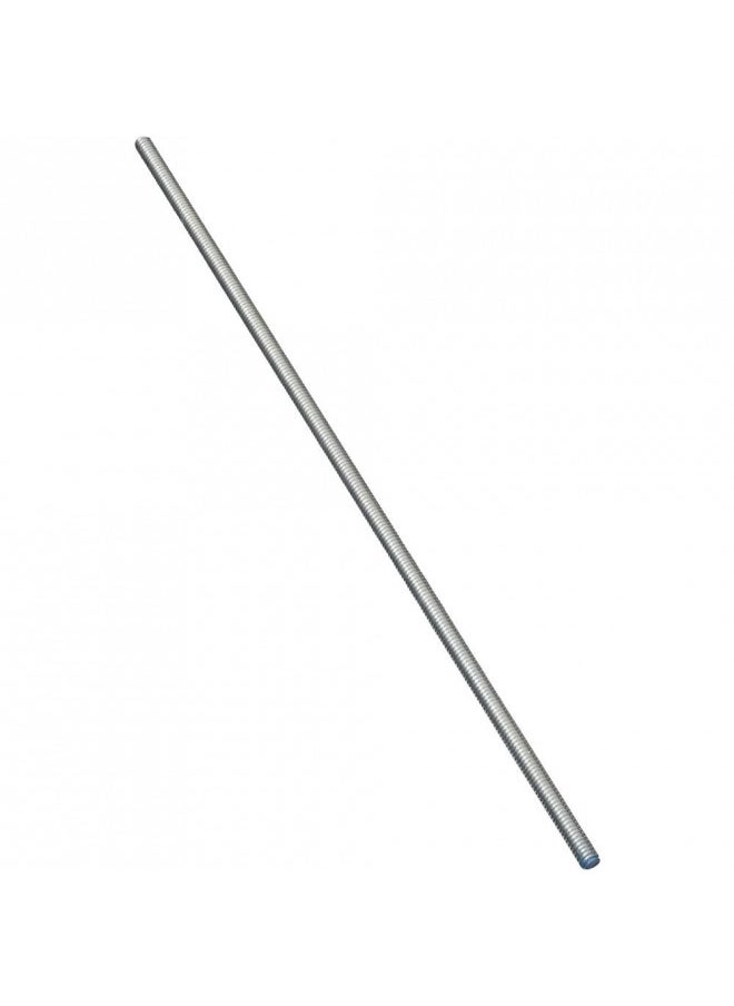National Hardware National Hardware N179-317 4000BC Steel Threaded Rod in Zinc plated,1/4"-20x12" 
