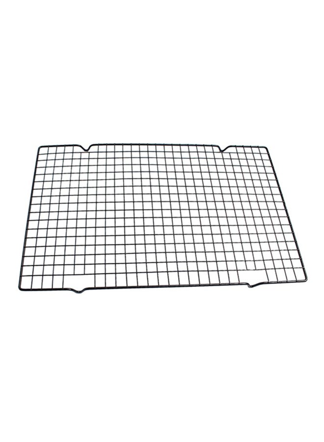 Urban Utility Stainless Steel Nonstick Cooling Rack Mesh Grid Baking Tray Black 41cm - Image 1