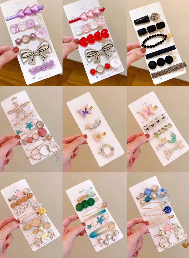 Surprise Hair Card Box Beautiful Princess Hair Card Girl Headwear Set - Image 5
