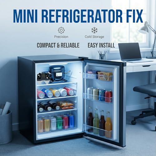 KWEOTUGO QP2-4R7 QP2-4.7 4.7 Ohm PTC Starter Relay & Overload Protector, 3 Pin, Fits Whirlpool Frigidaire Kenmore Galanz Haier Maytag Mini Fridge & Wine Cooler - Image 5