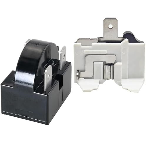 KWEOTUGO QP2-4R7 QP2-4.7 4.7 Ohm PTC Starter Relay & Overload Protector, 3 Pin, Fits Whirlpool Frigidaire Kenmore Galanz Haier Maytag Mini Fridge & Wine Cooler - Image 1