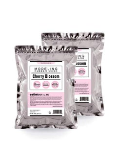 No113 Cherry Blossom Modeling Mask Powder for Professional Facial Treatment 35 Oz 2 Pack  Soothing  Elasticity Boost Ideal for Sensitive  Mature Skin  Made in Korea KBeauty