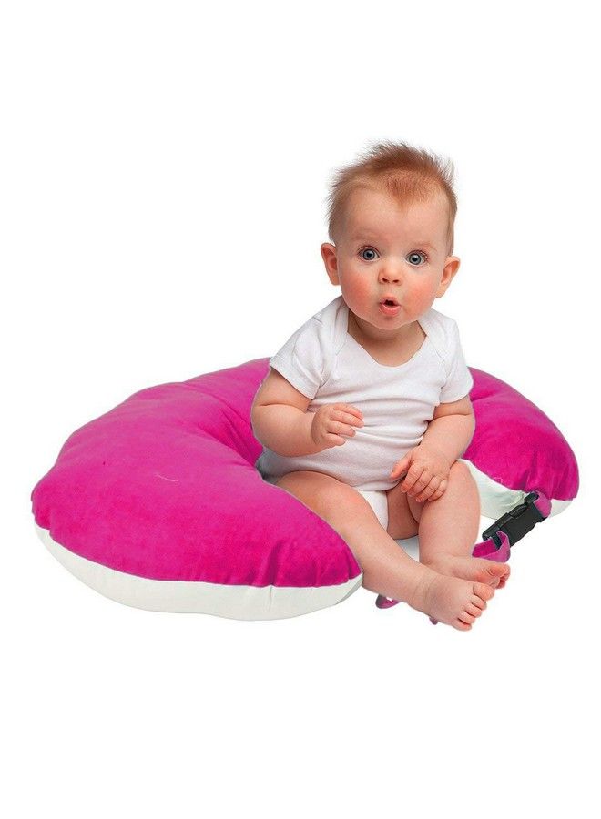 Get It Micro Fibre Feeding Nursing Pillow (Pink Beige Standard Size) - Image 5