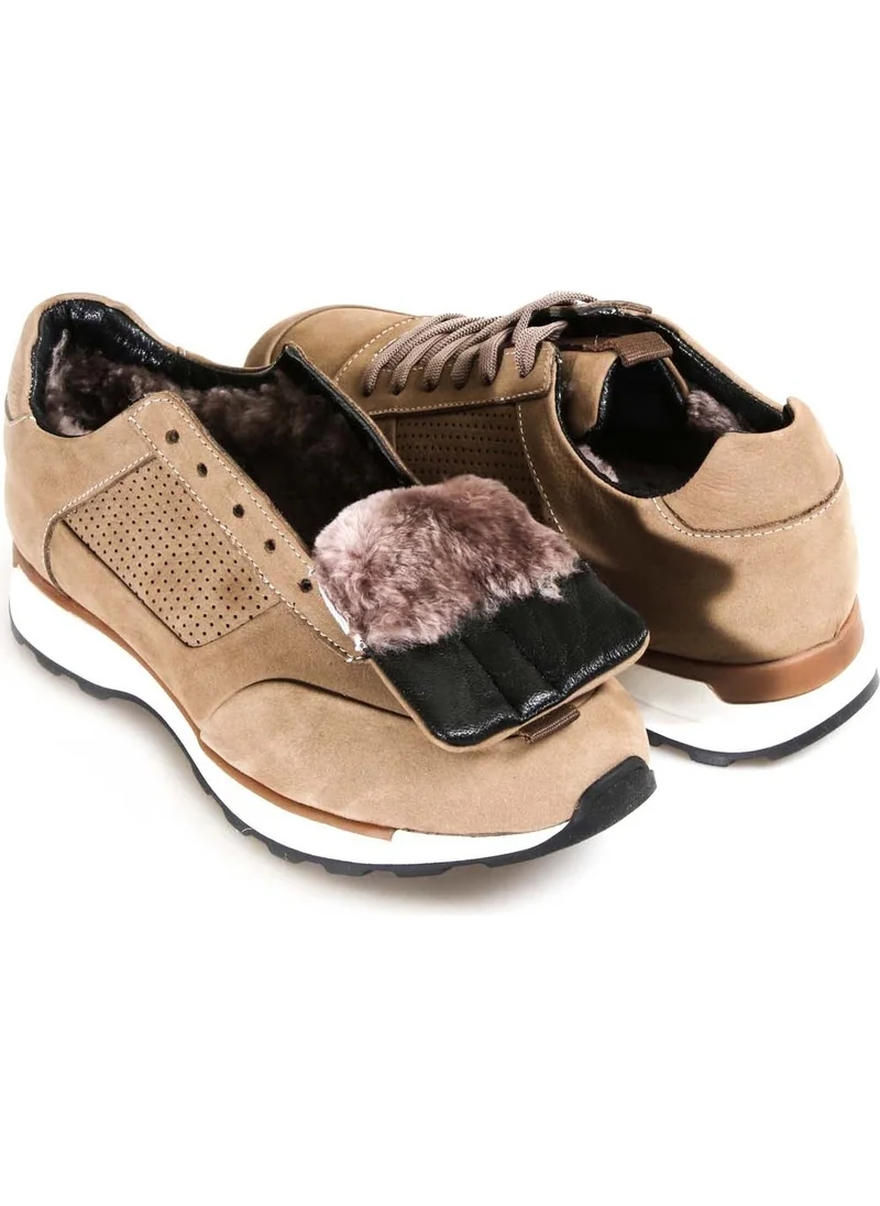 Fast Step Leather & Shearling Men's Sports Shoes 723KMA120