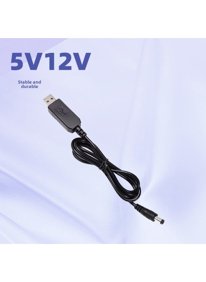 Boost Line 5V To 12V 9V USB Adapter Line Boost Line DC5.5 Charging Line-Colour:Dc5.5*2.1mm12v 9v Digital Display Boost Cable
