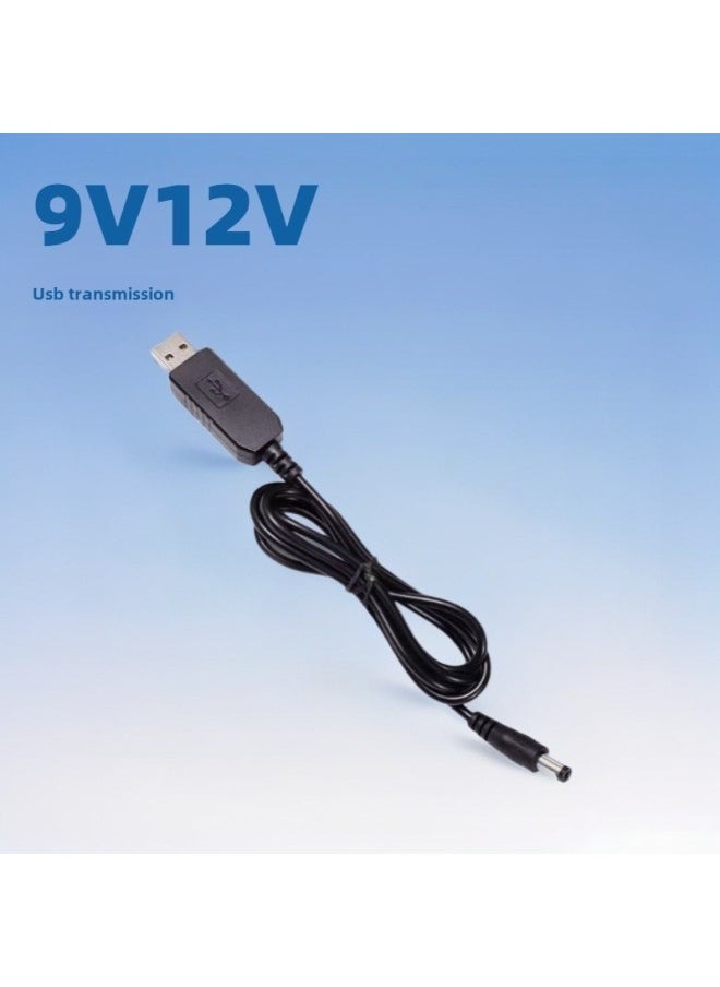 Boost Line 5V To 12V 9V USB Adapter Line Boost Line DC5.5 Charging Line-Colour:Dc5.5*2.1mm12v 9v Digital Display Boost Cable