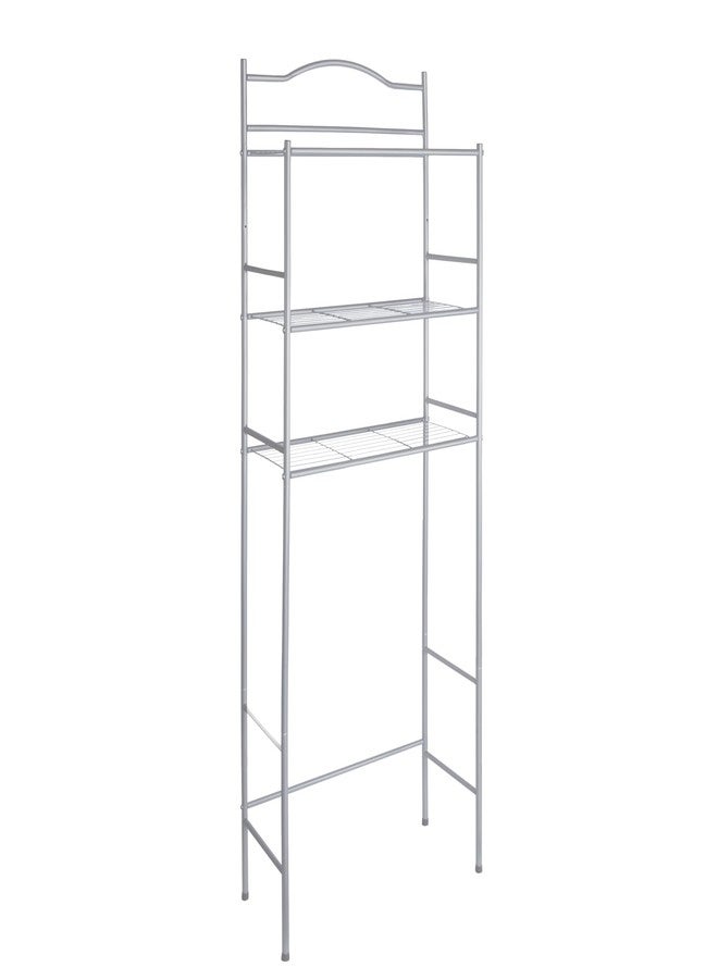 Kenney 3-Tier Bathroom Over Toilet Space Saver Etagere, Polished Pewter - Image 1