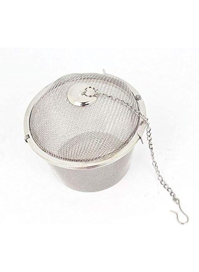 Premium Stainless Steel Mesh Herb and Spice Infuser – Large, Versatile Strainer for Tea and Soup - Image 1