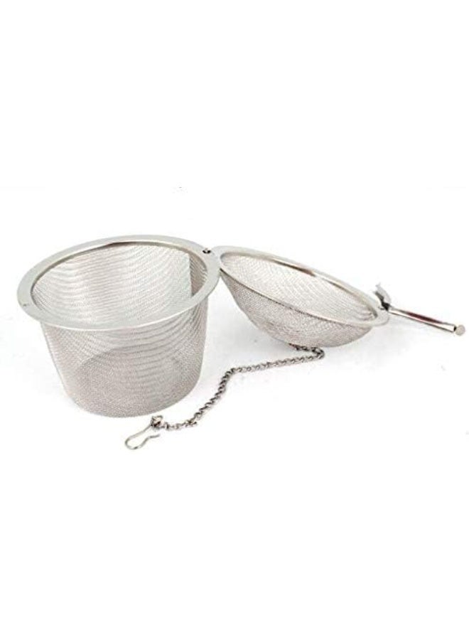 Premium Stainless Steel Mesh Herb and Spice Infuser – Large, Versatile Strainer for Tea and Soup - Image 2