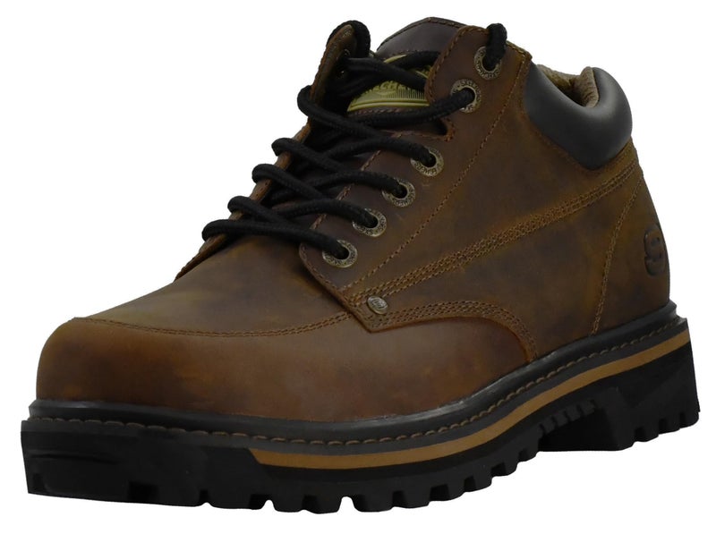 SKECHERS حذاء سكيشرز للرجال مارينر يوتيليتي، بني داكن، 12 W US - Image 1