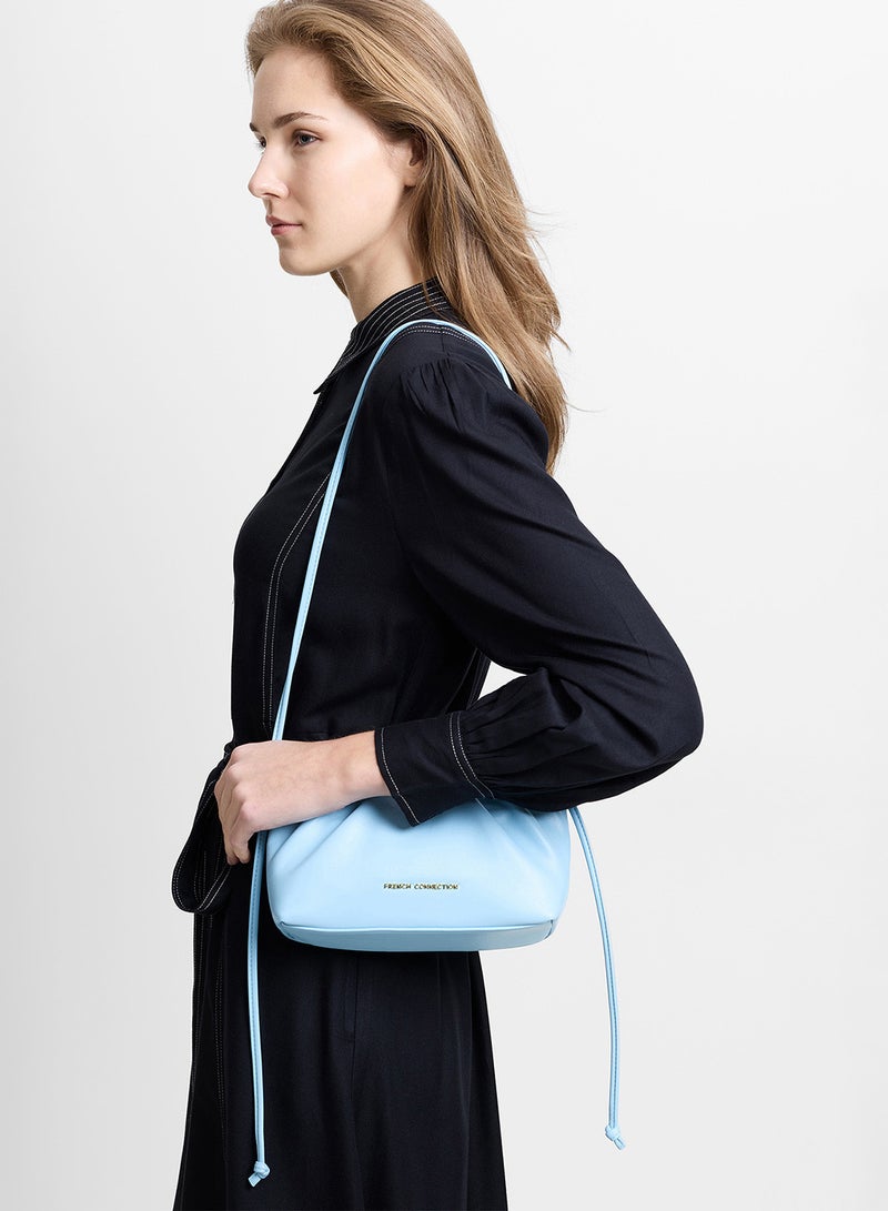French Connection Women Blue Esme Clutch - Image 2