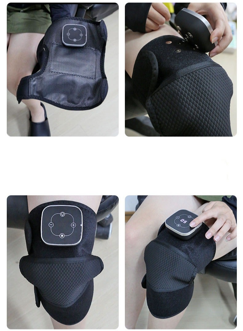 general Knee Heating, Heated Knee Brace with Massager, 3 Adjustable Vibrations and 5 Heating Modes, Heating Pad for Knee Elbow Shoulder Relax - Image 4