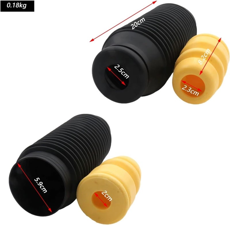 Wivplex Shock Absorber Bellow Dust Boot Set for Hyundai Elantra - Image 2