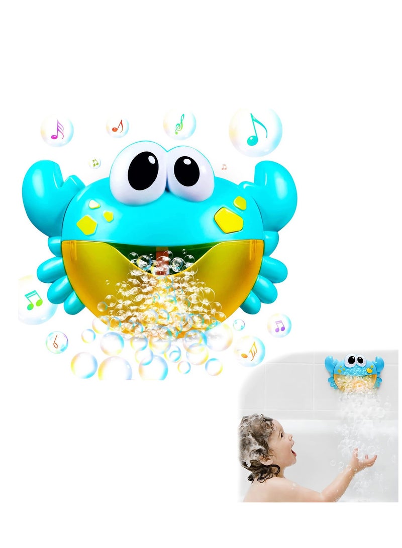 SYOSI Crab Bubble Bath Maker for The Bathtub. Blows Bubbles and Plays 24 Children’s Songs – Baby, Toddler Kids Bath Toys Makes Great Gifts for Toddlers – Sing-Along Bath Bubble Machine - Image 1