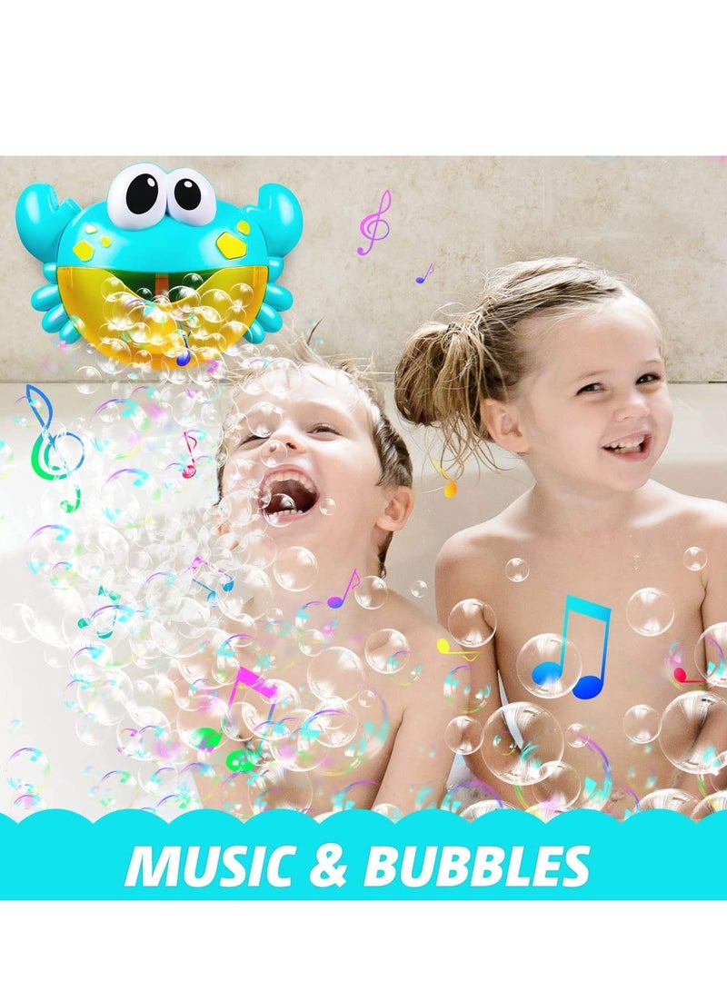 SYOSI Crab Bubble Bath Maker for The Bathtub. Blows Bubbles and Plays 24 Children’s Songs – Baby, Toddler Kids Bath Toys Makes Great Gifts for Toddlers – Sing-Along Bath Bubble Machine - Image 3