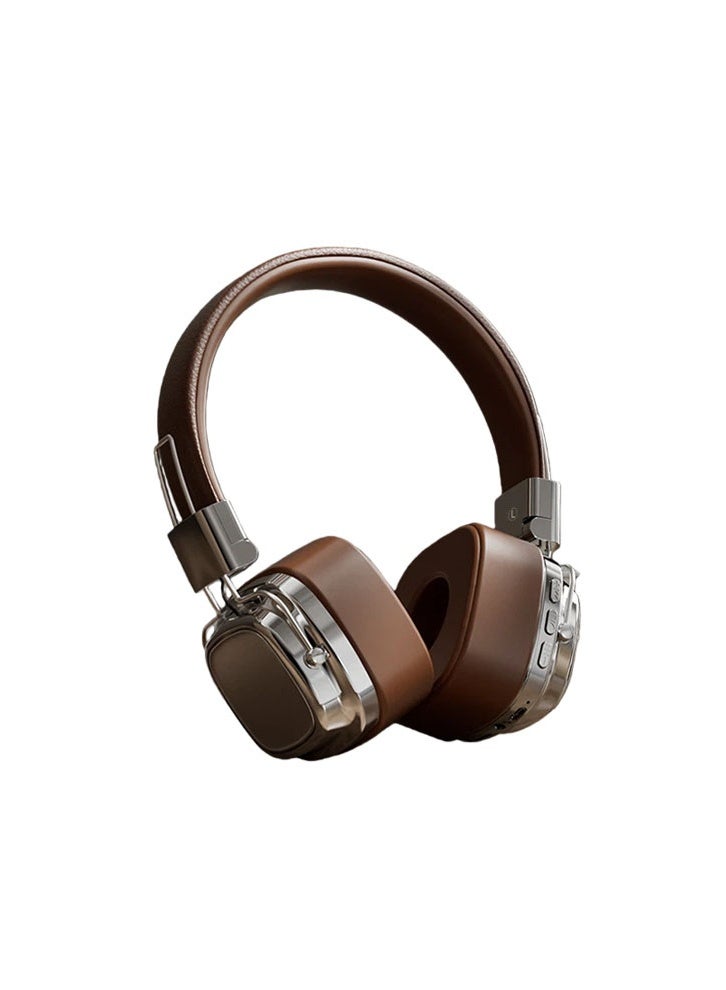 general ins American retro style wireless Bluetooth 5.3 headset subwoofer headset mobile phone computer - Image 1