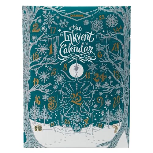 Diamine Inkvent Calendar 2025 Limited Edition Teal - Image 1