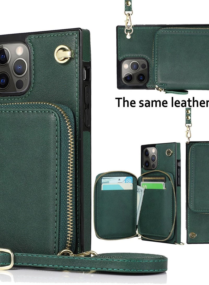 Loquat Suitable For Iphone Card Slot Zipper Leather Case  - Image 2