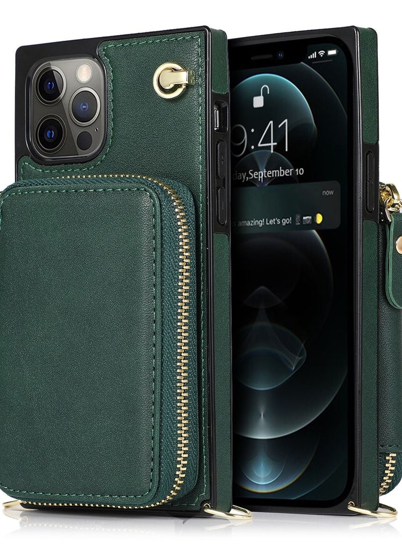 Loquat Suitable For Iphone Card Slot Zipper Leather Case  - Image 1
