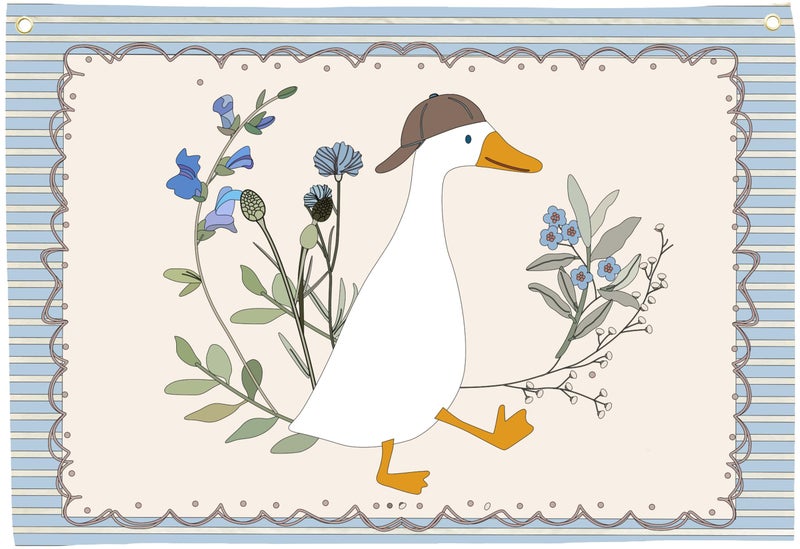Sioial Silly Goose Nursery Rectangular Canvas BannerBoho Flag Wall Sign Decor for Boys Toddler Kid Baby Room Bedroom Playroom Kindergarten Reading Room DecorBaby Shower Birthday Christmas Gift - Image 2