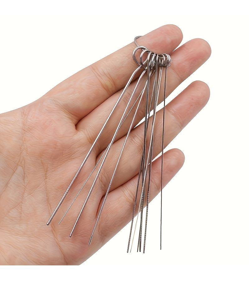 10pcs Shower Head Cleaning Brush Set Multi Size Brush Heads Manual Operation - Image 2