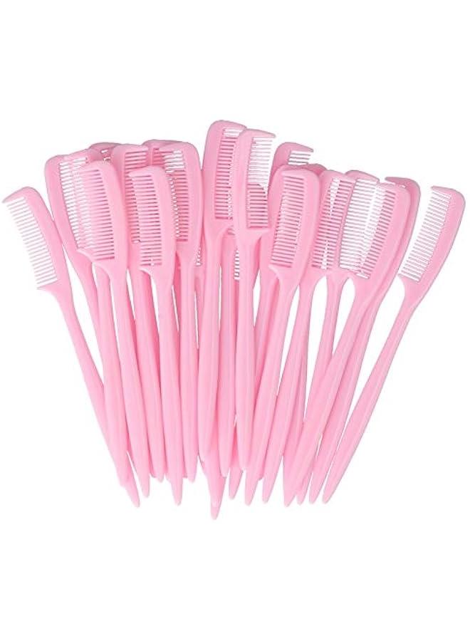 Generic 25pcs Eyelash Separator Comb, Mini Eyebrow Comb Mascara Bevel Sets Cosmetic Tool for Eyelash Extension M, Brow Brush for Woman Lash and Brow Make Up  - Image 1