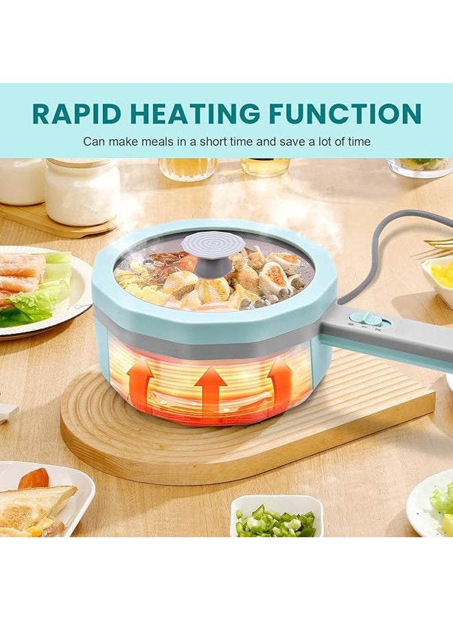 Arabest Electric Hot Pot with Steamer - 1.5L Non-Stick Ramen Cooker & Sauté Pan for Steak, Egg, Fried Rice, Soup - Portable Personal Cooker Perfect for Dorm & Apartment  - Image 5