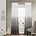 Vue Signature Vue Signature VUE SIGNATURE Arashi 52" x 84" Rod Pocket Single Panel Privacy Window Treatment Living Room, Grey  - Image 2