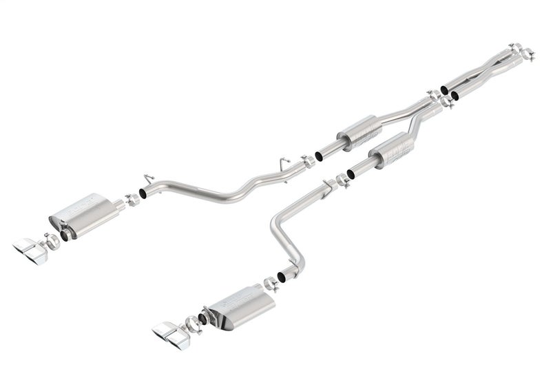 BORLA 140708 Cat-Back Performance Exhaust System for 2009-2014 Dodge Challenger R/T 5.7L V8 Automatic/Manual Transmission Rear Wheel Drive. - Image 5