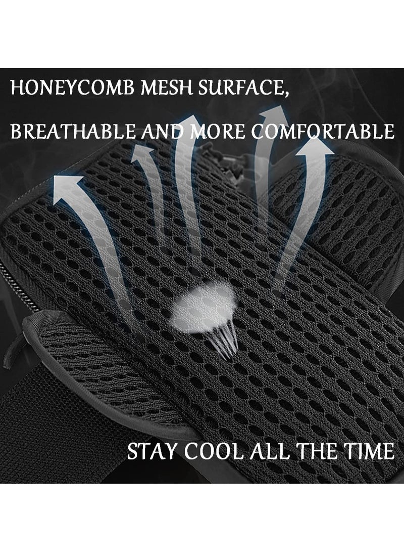 KASTWAVE Phone Armband Sleeve for Running, Universal Sports Armband for All Phones, Cell Phone Holder Armband for Exercise Workout Walking Gym (Black) - Image 4