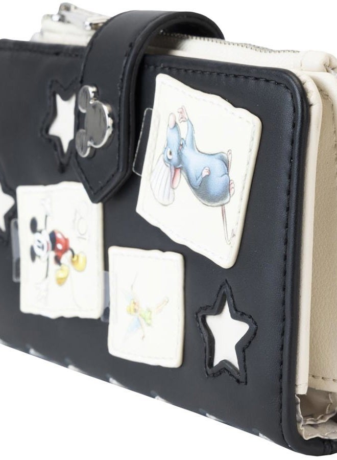 Loungefly Disney100th Anniversary Sketchbook Flap Wallet - Image 2