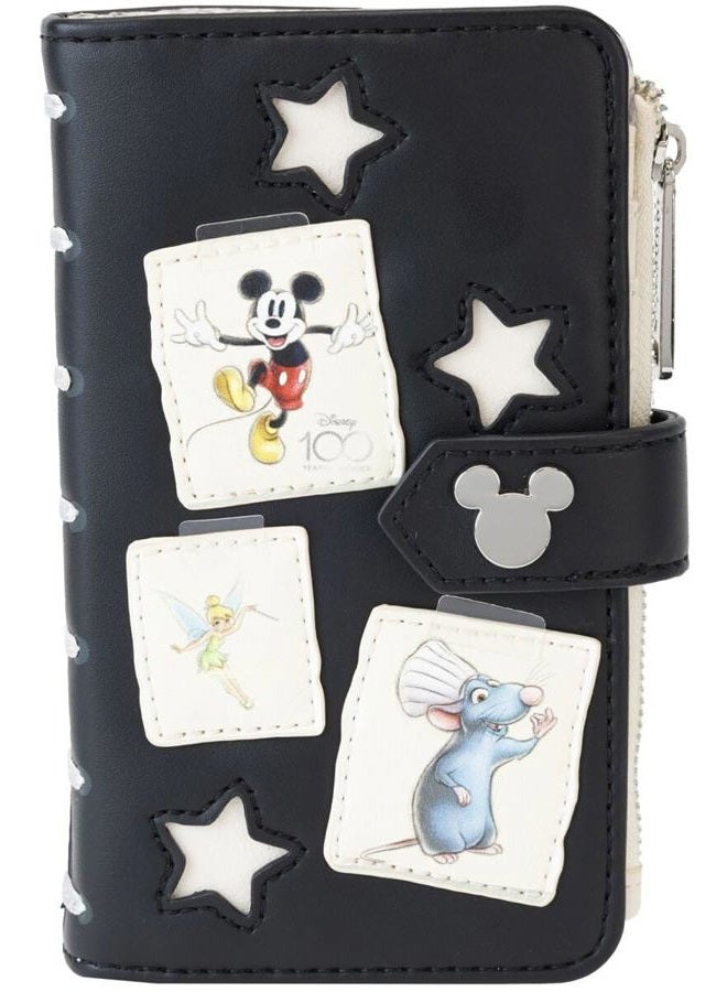 Loungefly Disney100th Anniversary Sketchbook Flap Wallet - Image 1