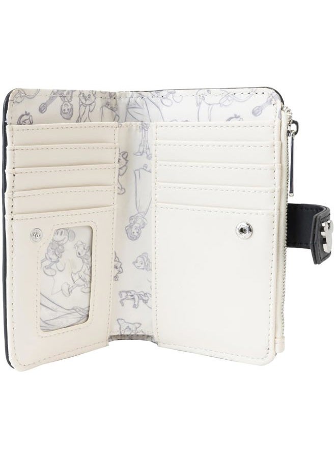 Loungefly Disney100th Anniversary Sketchbook Flap Wallet - Image 4