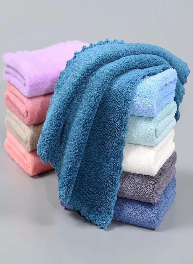 Laser Shield Plain Face Towel/Handkerchief/Rumal Microfiber Soft and Super Absorbent Face Towels for Women's, Kids and Newborn Babies (Pack of 6 Pieces - 25x25 CM) - Image 1