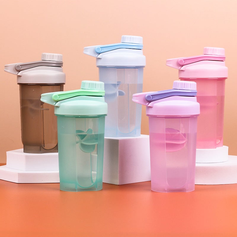 YL 500ML Plastic Cup with Seal, Fitness Water Bottle, Sports Shaker with  Handle - Image 2