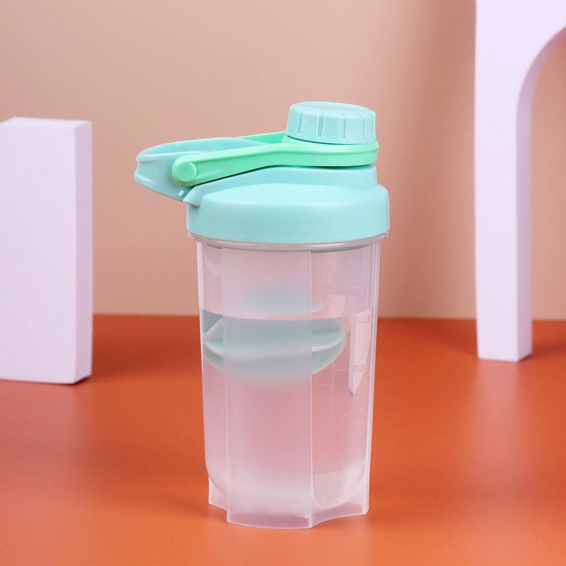 YL 500ML Plastic Cup with Seal, Fitness Water Bottle, Sports Shaker with  Handle - Image 1