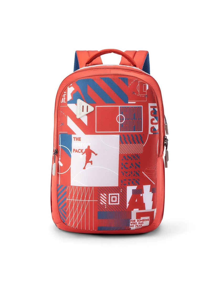 AMERICAN TOURISTER QUAD+ Elemental Backpack - Red  - Image 1