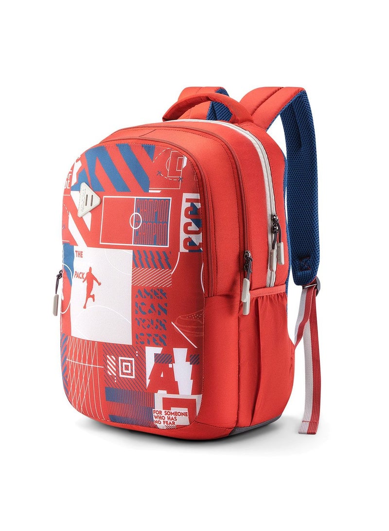 AMERICAN TOURISTER QUAD+ Elemental Backpack - Red  - Image 2