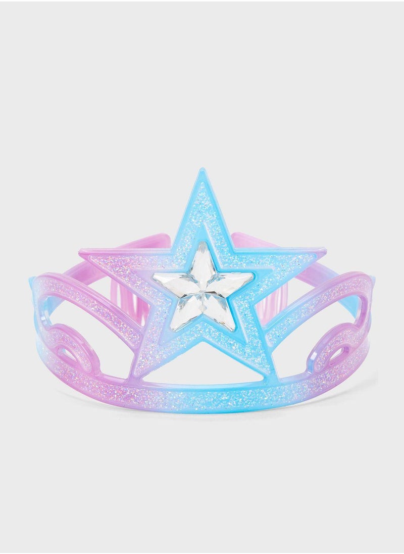 Claires Kids Pastel Crown Headband  - Image 1