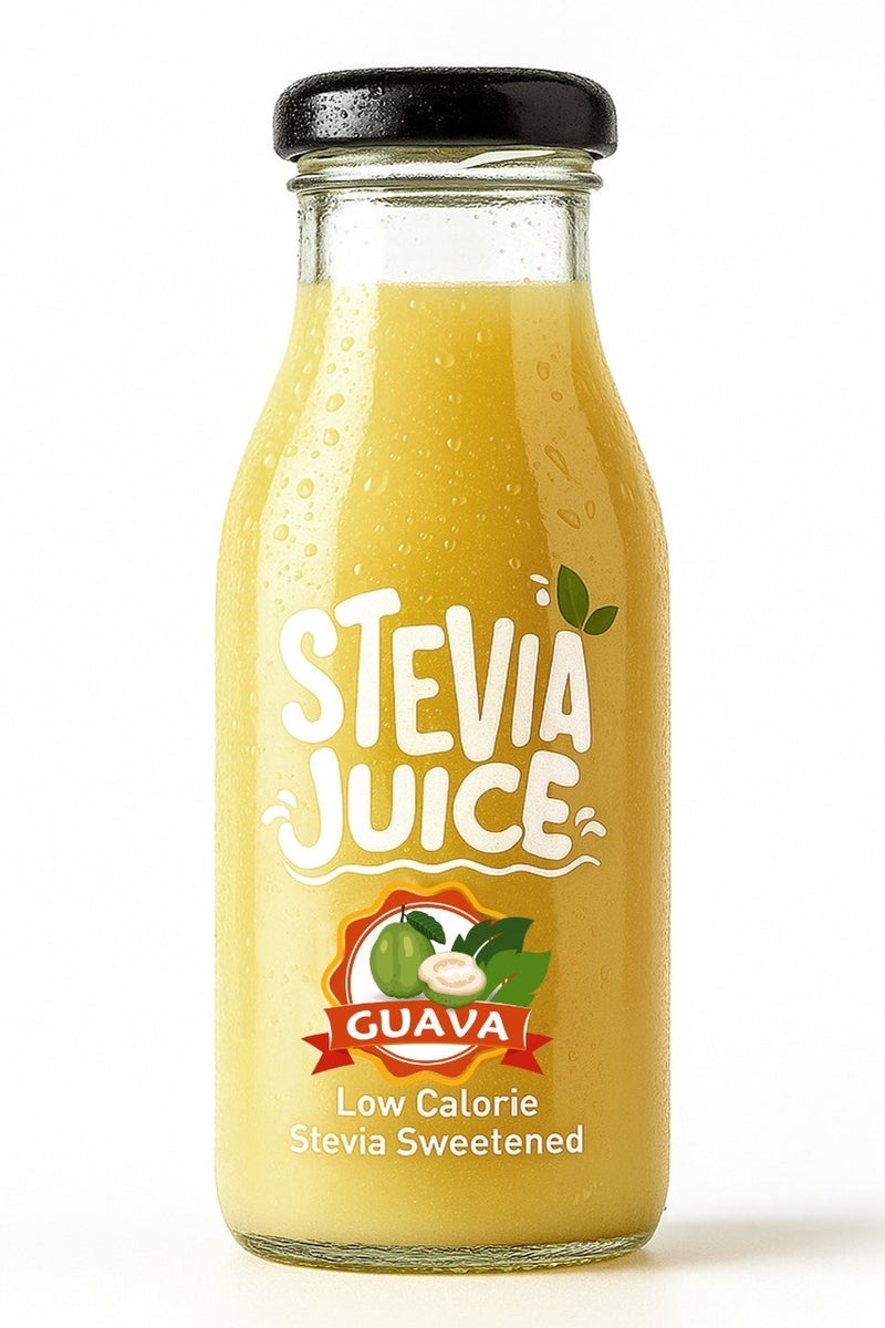 Stevia Juice Stevia Juice Natural Guava Juice - Natural and refreshing juice without sugar sweetened with natural stevia 300 ml - Image 1