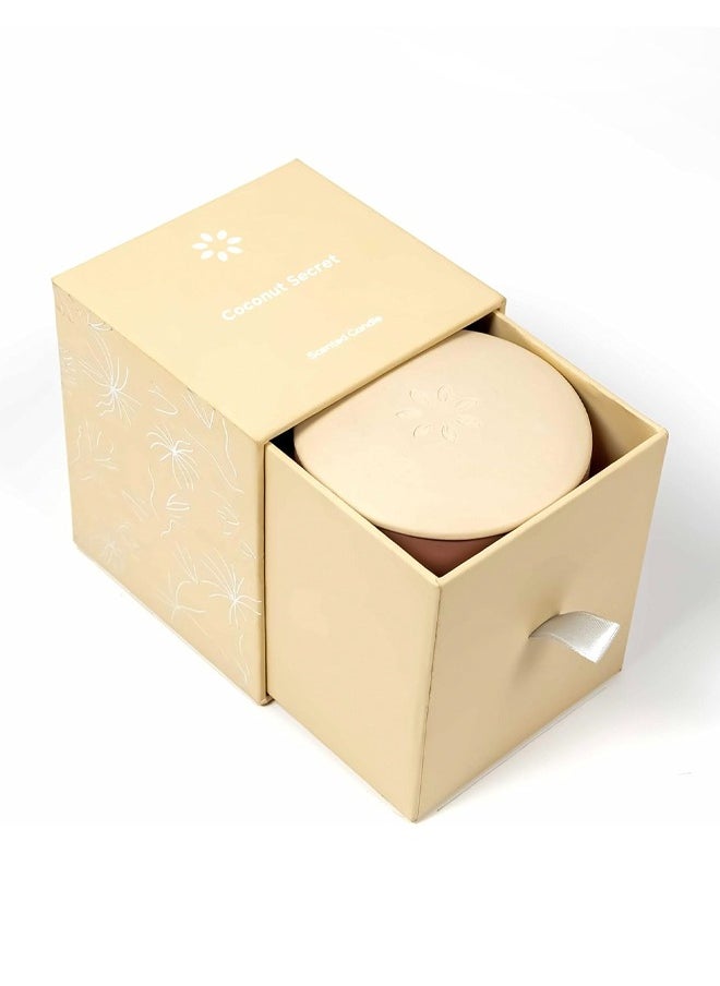 Dr Scent Scented Candle - Perfect for Creating a Cozy and Relaxing Atmosphere in any Room, Gift Set for all Festivals (Coconut Secret)  - Image 2