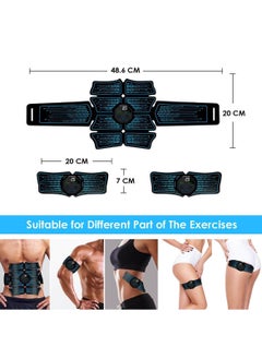 Y&D Stimulator Sculpting Pad Muscle Trainer Abdominal Electrostimulation Multifunctional Fitness Accessories Abs Sculpting Massager Pad Home Gym Belly Arm Leg Massagers  - Image 4