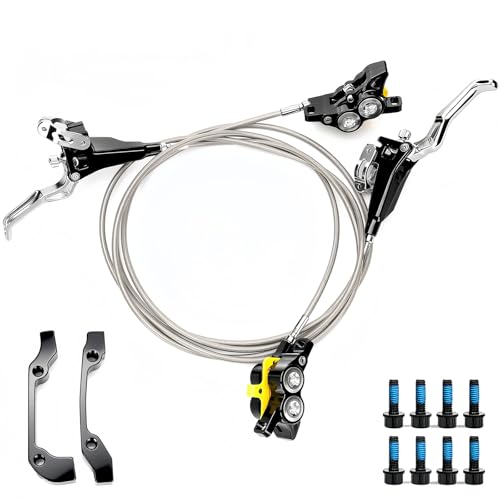 KOONDHEEND Upgraded Front Rear Brake Kit for Surron Light BeeLight Bee XTalaria XXXTalaria Sting MX3 R MX4Segway X160 X260 eRide Pro SS 4 Piston Brake Kit Dirt Bikes Part Accessories - Image 1