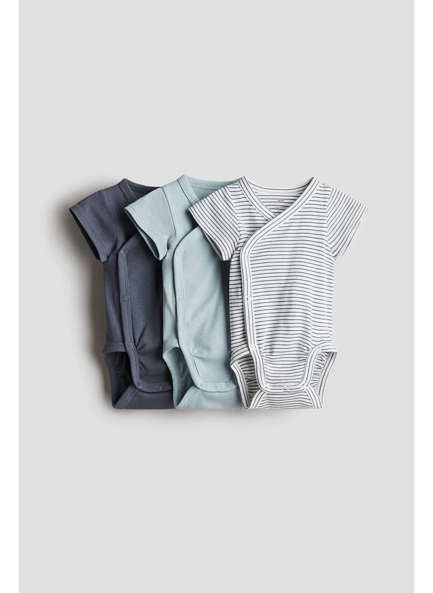 اتش اند ام 3-Pack Wrapover Bodysuits