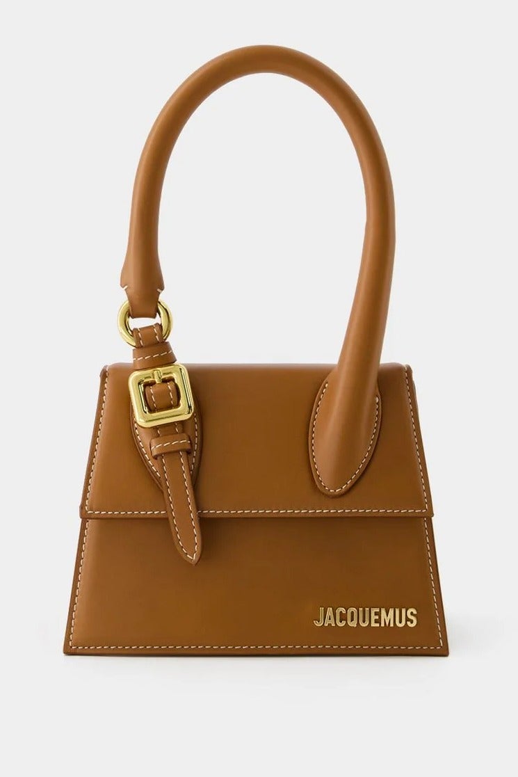 JACQUEMUS Le Chiquito Moyen Patent Leather Bag With Crossbody Strap - Image 1